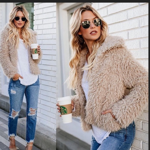 Jackets & Blazers - Fuzzy Sherpa Jacket